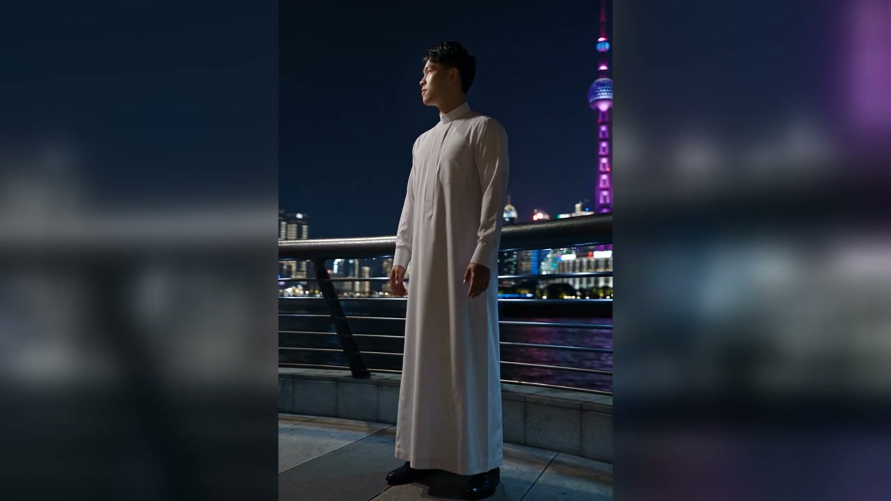 右前机位取景
